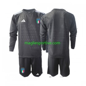 Completo Calcio Italia Portiere Bambino Divisa Trasferta 2023 ML